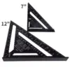 7-Inch Aluminum Alloy Triangle Ruler Tool