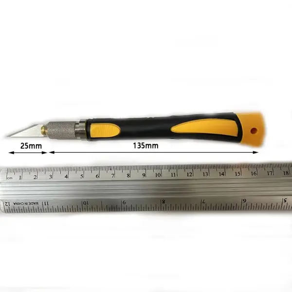 Non-slip Metal Scalpel with 10 SK5 Blades - Image 6