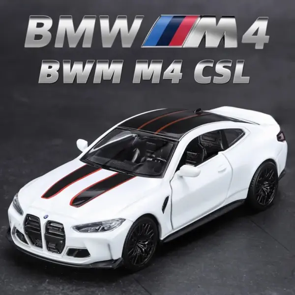1:36 BMW M4 CSL Die-cast Model Car