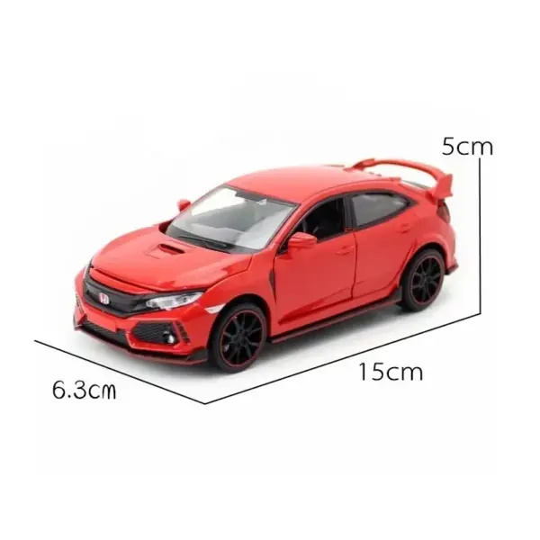 1:32 HONDA CIVIC TYPE-R Diecast Model Car - Image 3