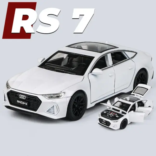 1:32 Audi RS7 Coupe Alloy Diecast Model - Image 9