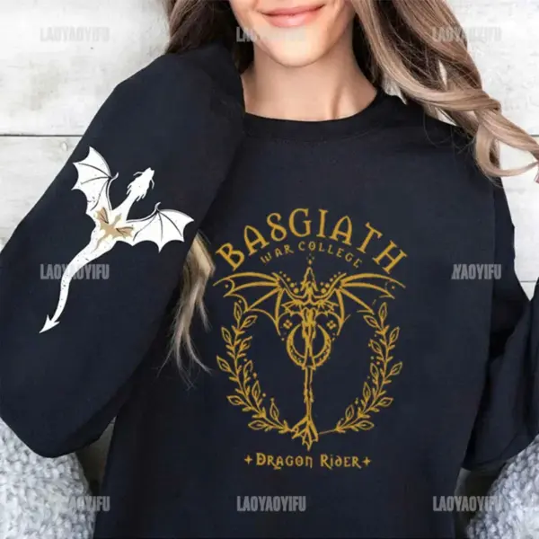 Basgiath War College Print Hoodie for Women - Image 13