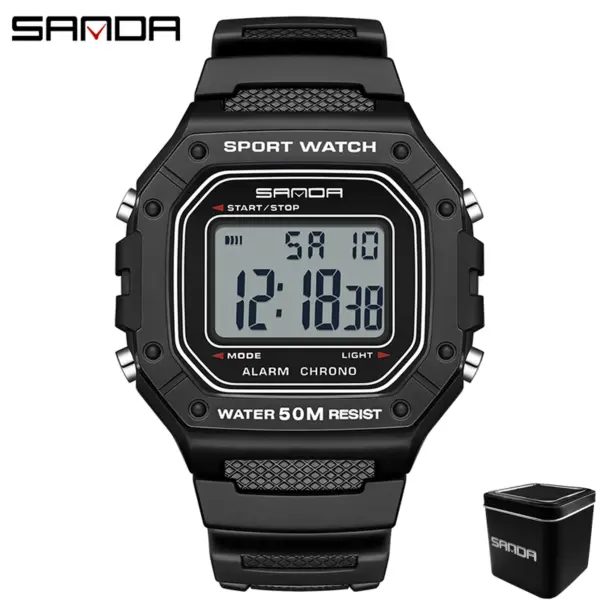 SANDA 2156 Digital Sports Watch for Men - Image 10