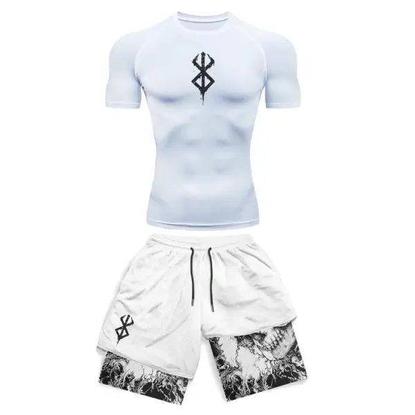 Anime 3D Printed Men's Gym Set - Image 2