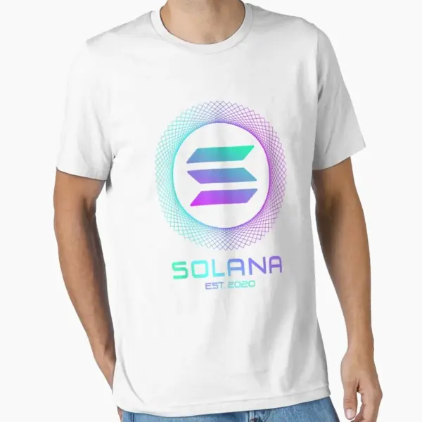 Solana SOL Cryptocurrency Cotton T-Shirt - Image 6