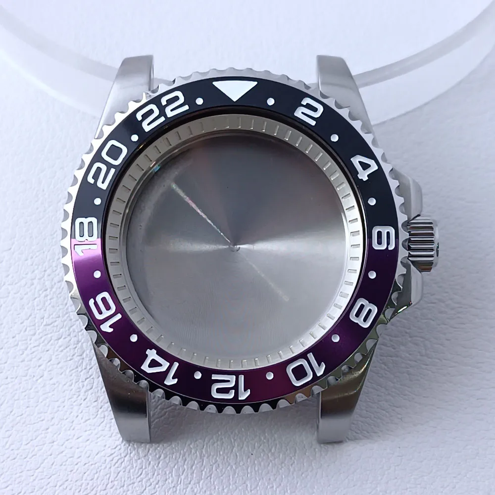 40.5mm Stainless Steel GMT Watch Case NH35/NH36 18 40.5mm Stainless Steel GMT Watch Case NH35/NH36 - Image 18