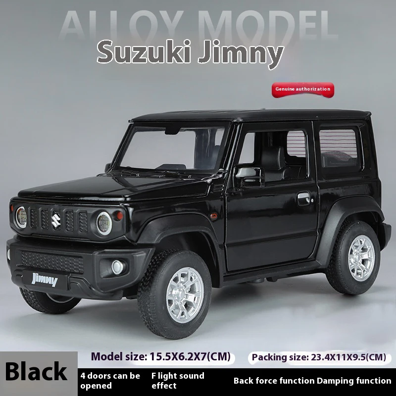 1:24 Suzuki Jimny Diecast Model SUV with Sound 9 1:24 Suzuki Jimny Diecast Model SUV with Sound - Image 9