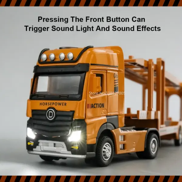 1/32 Alloy Diecast Extended Towing Head Car Model - Image 2