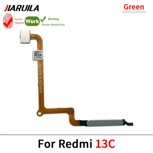 Fingerprint Sensor Home Return Power Button Flex Cable for Xiaomi Redmi 13C - Image 12