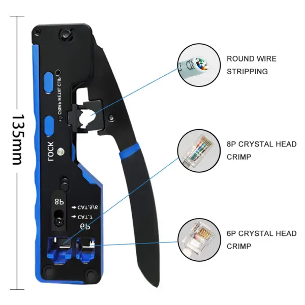 Network Cable Tester and Crimping Pliers Set - Image 6