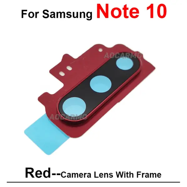 Galaxy Note 10 Plus Rear Camera Lens with Frame - Image 13