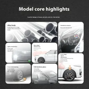 1:32 Alloy Metal SUV Model with Sound & Light 9 Sd78edbbffd30474cadf3310822994f06h