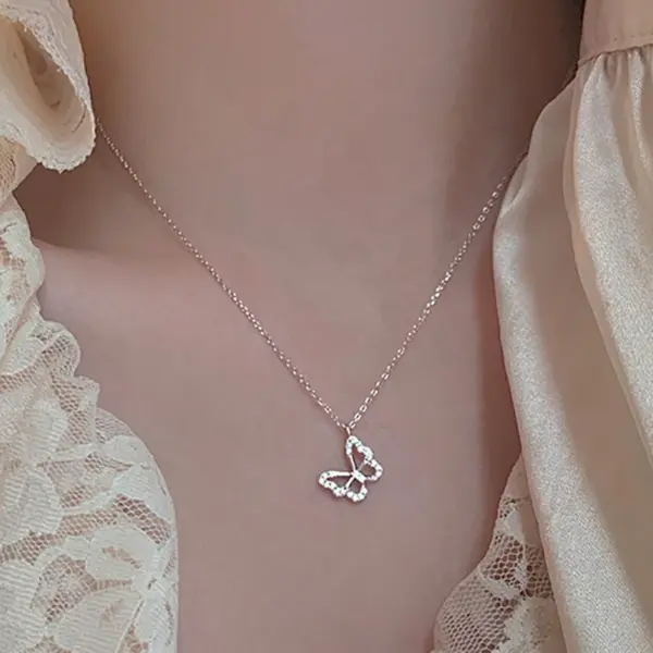 Pink Heart Pendant Necklace for Women - Image 17