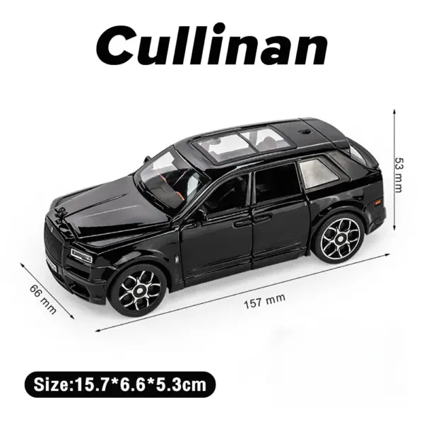 1:32 Rolls Royce Cullinan Diecast Model Car - Image 6