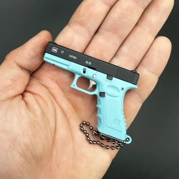 1:3 Scale G17 Metal Keychain Toy Gun - Image 7