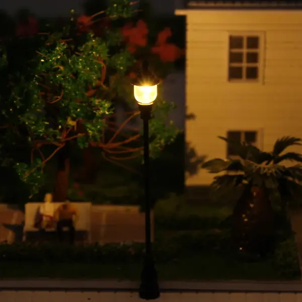 10pcs HO Scale 1:87 Antique Street Lamps - Image 6