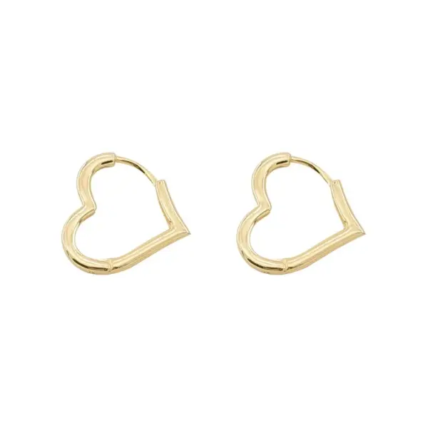 Red Heart Acrylic Stud Earrings - Image 21