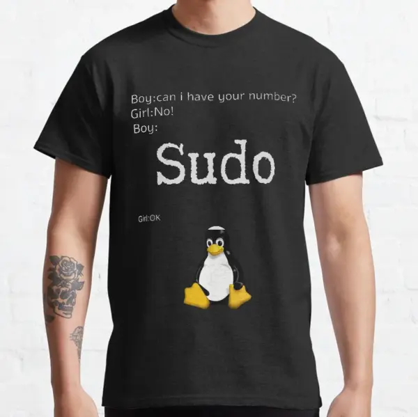 Funny Linux Programmer T-Shirt for Men - Image 5