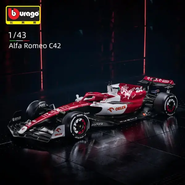 Alfa Romeo F1 C42 1:43 Alloy Model - Image 3