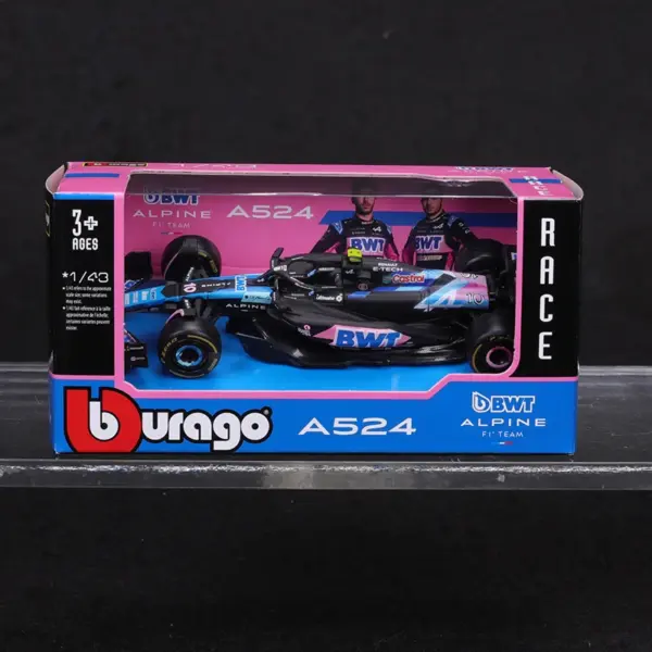 Bburago 1:43 Alpine F1 A524 Model Car - Image 5