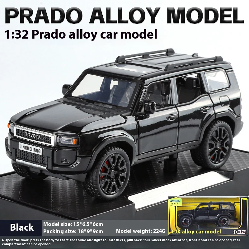1:32 Toyota Prado Land Cruiser Diecast Model 7 1:32 Toyota Prado Land Cruiser Diecast Model - Image 7