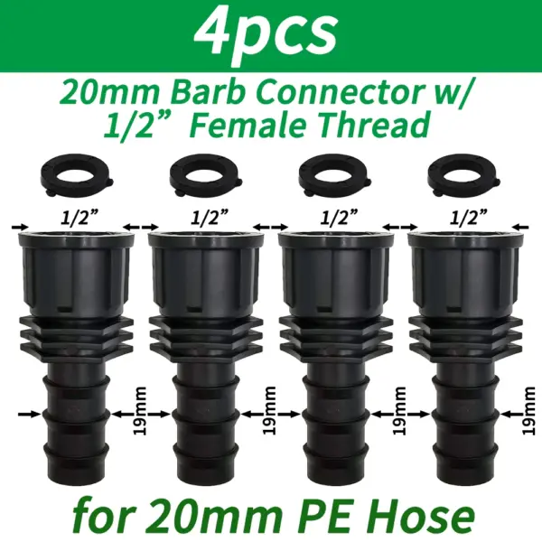 1/2 inches 3/4 inches Male Female Thread Hose Connector - Image 10