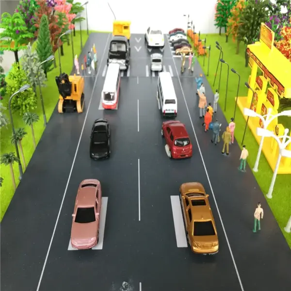 50pcs Plastic Model Cars for Train Layout - Image 6