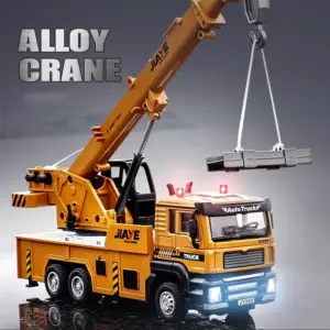 1/50 Scale Yellow Crane Engineering Diecast Model