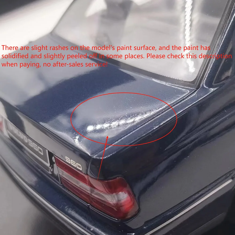 1996 Volvo 960 Diecast Car Model with Flaws 6 1996 Volvo 960 Diecast Car Model with Flaws - Image 6