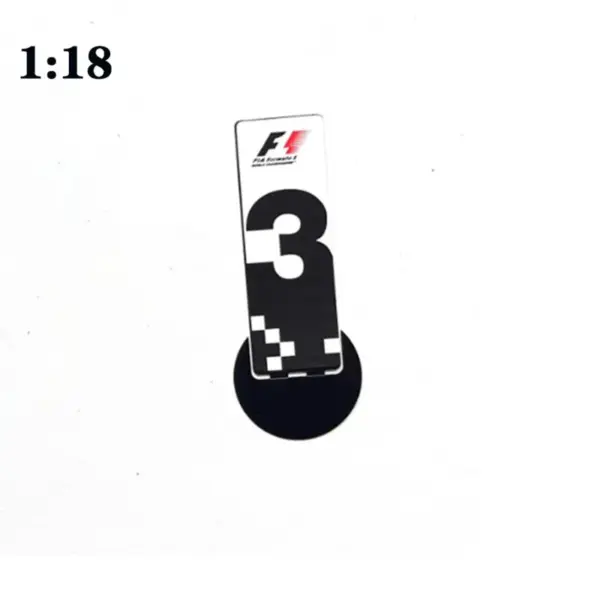 1:18 Scale F1 Parking Plate Model Decor - Image 15