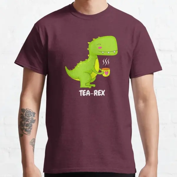 Cute Kawaii T-Rex Graphic T-Shirt for Men - Image 9