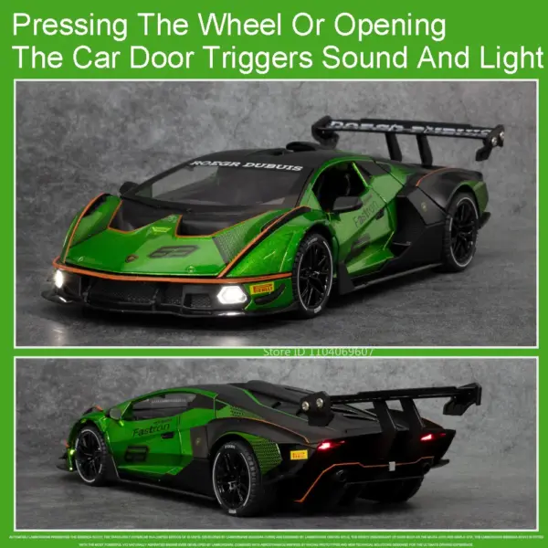1:24 SCV12 Alloy Diecast Racing Car Model - Image 4