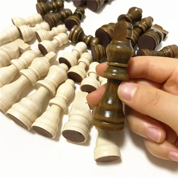 32 Piece Solid Wood Chess Set - Image 3