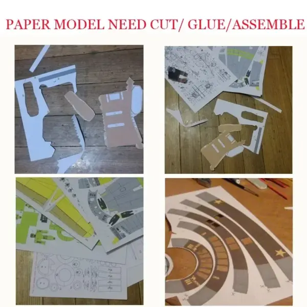 3D Haunted House Paper Model DIY Kit - Image 6
