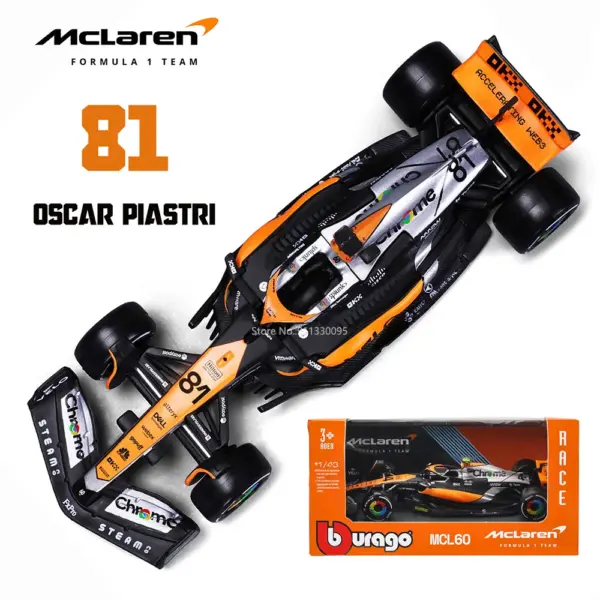 Bburago 1:43 F1 Diecast Car Model Collection - Image 16
