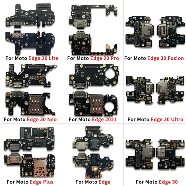 USB Charging Port Flex Cable For Moto Edge 20 Lite S - Image 4