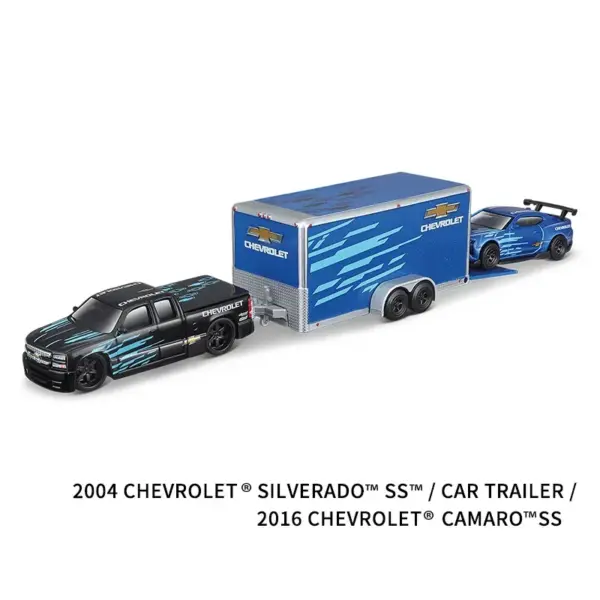 Maisto 1:64 Ford Dodge Chevrolet Trailer Model - Image 6