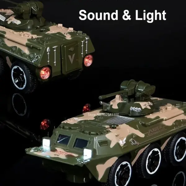 1:32 Scale Armored Personnel Carrier Model Car - Image 5