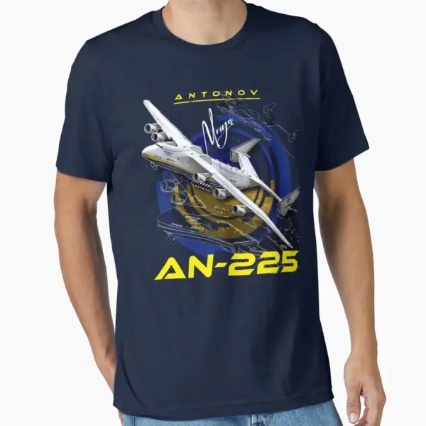 Antonov AN225 Mriya Cargo Aircraft T-Shirt - Image 9