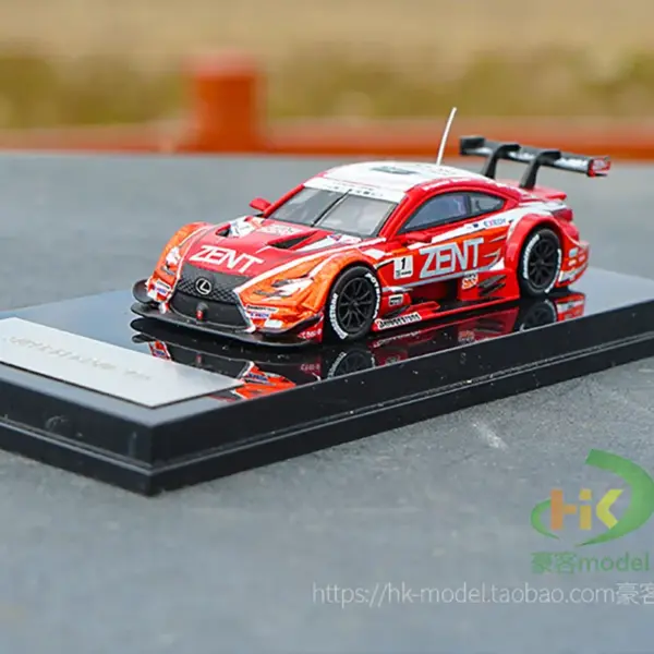 1:64 Lexus RCF SUPER GT500 Alloy Car Model - Image 4