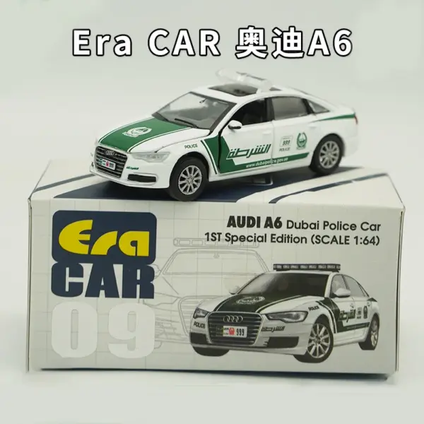 1:64 Audi A6 Diecast Alloy Taxi Model - Image 4
