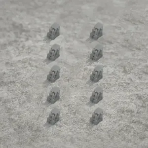 10PCS Miniature Resin Forklift Truck Models 8 Sda74fe4990c84e3b96452dfddf79fa40H