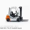 1:87 Scale Diecast Still T1 Forklift Model
