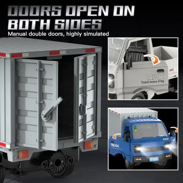 KF21 1/16 RC Cargo Truck with Lights - Image 2