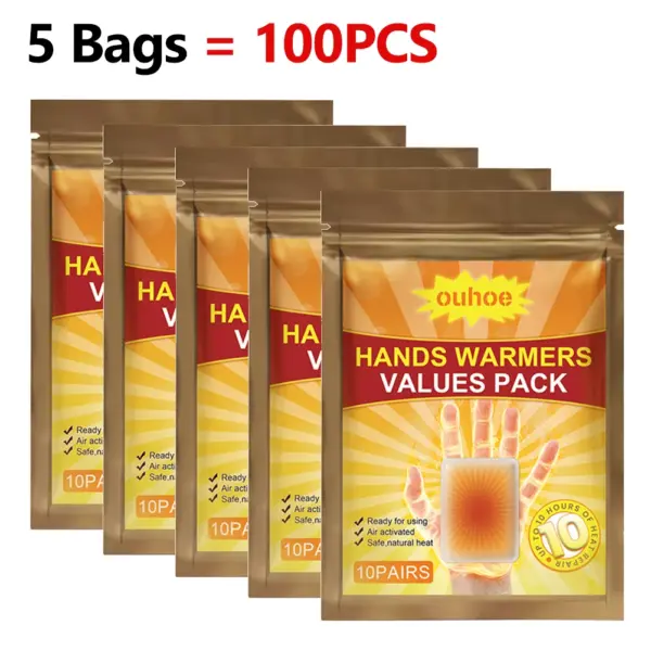 20-100pcs Long Lasting Self-Adhesive Hand Warmers - Image 7