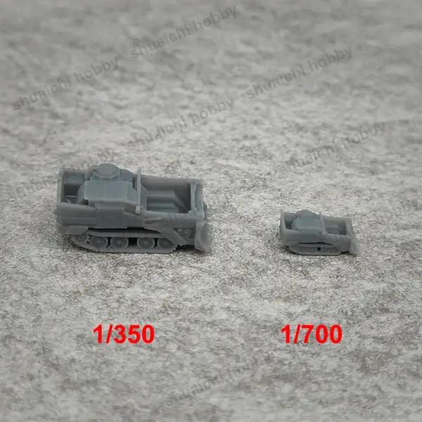 5PCS 1/700 350 M9 Armoured Bulldozer Model - Image 3