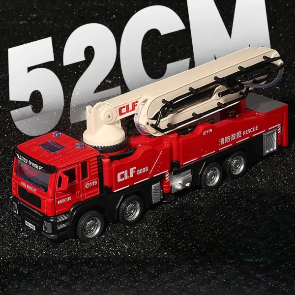 1:32 Metal Diecast Spray Pump Truck Toy - Image 8