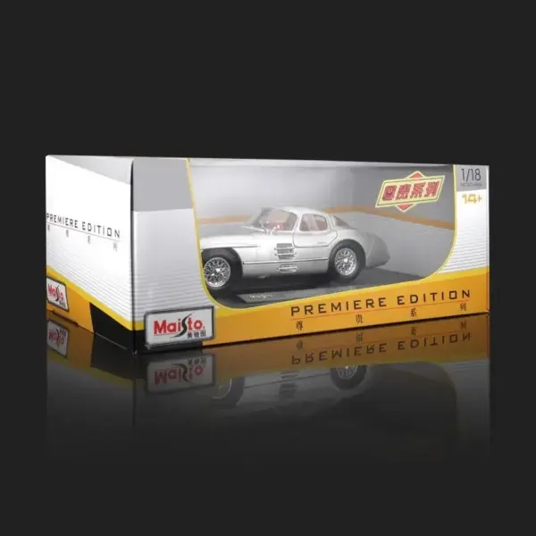Maisto 1:18 Mercedes-Benz 300 SLR Vintage Diecast Model - Image 3