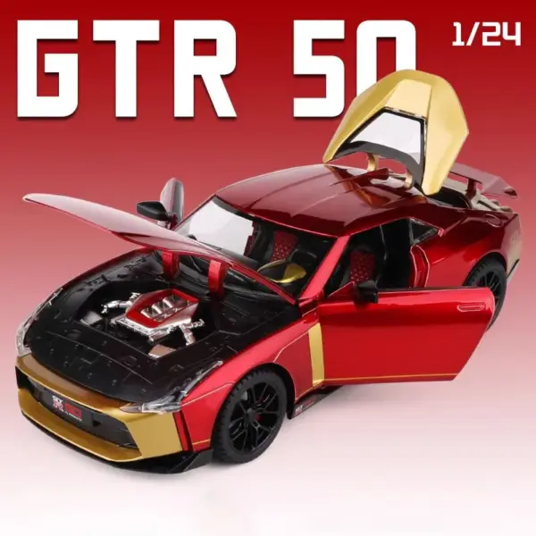 1:24 Scale GTR50 Diecast Model Car with Sound - Image 7