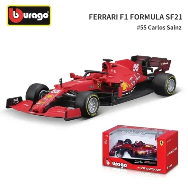 Bburago 1:43 Ferrari SF21 Diecast Model - Image 7